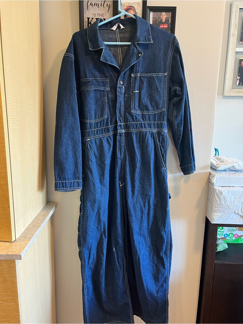 Vintage Ben Davis Navy Blue Denim Jacket
